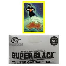 72 Litre Super Black Bin Liners (250)