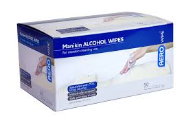 Alcohol Wipes Box 50